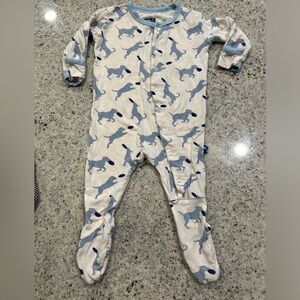 Kickee Pants Bamboo Pajamas Footies 3-6 months